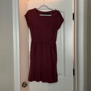 Nicole miller pink mauve dress with pockets